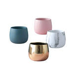 petit cache pot céramique moderne fleur artificielle décoration petit pot gris