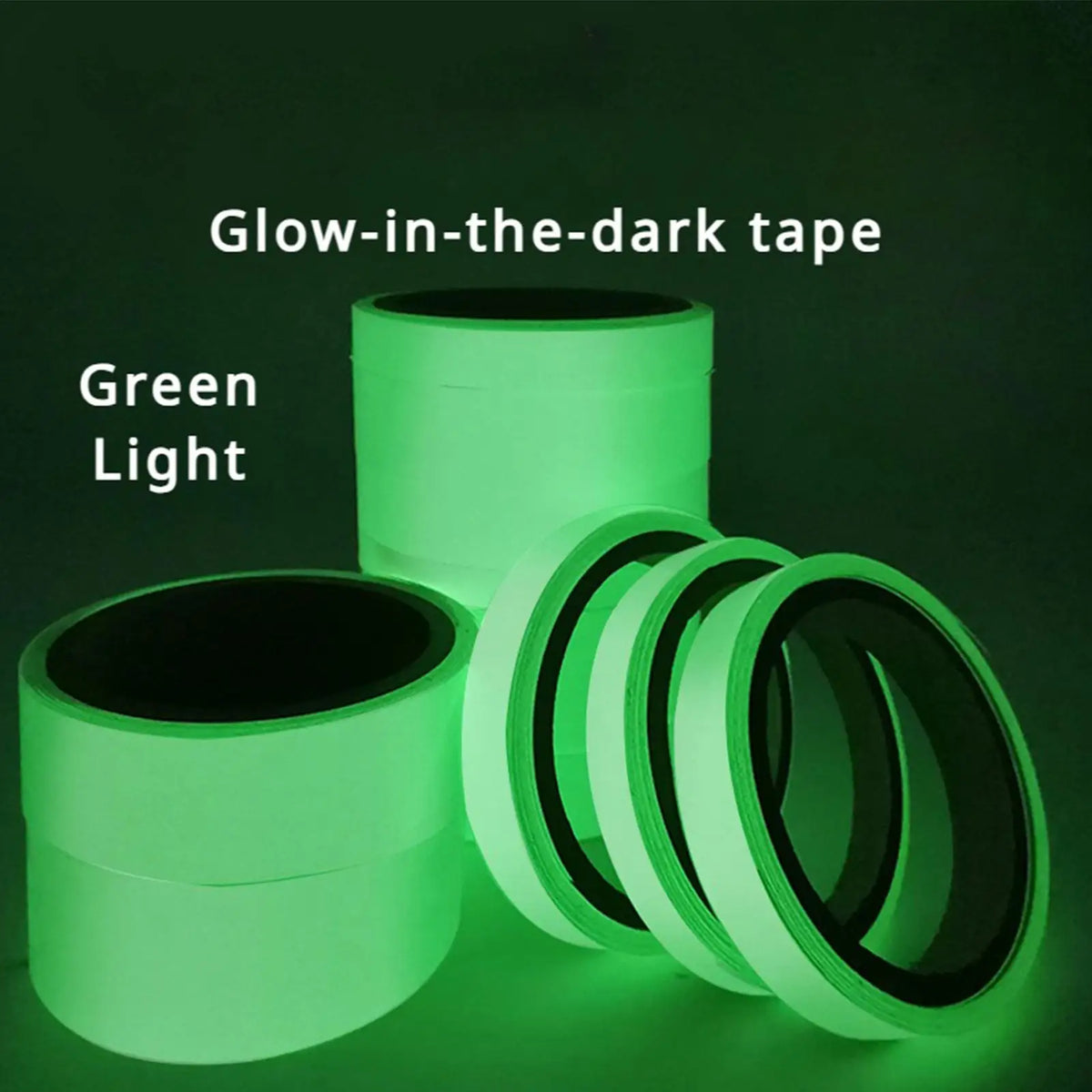 rubans luminescents vert adhésifs sécurité sortie secours résistants usure moderne uniformes opaques