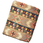 tissu jacquard ethnique coton polyester motif géométrique décoratif sac coussin rideau artisanat