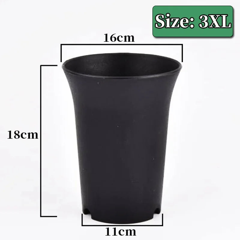 pot fleurs rond moderne fibre végétale blanc noir bac jardin intérieur extérieur décoration maison