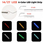 ruban led 15cm 27led rouge vert bleu blanc moderne construction