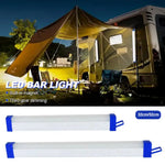 lampes led bar rechargeables blanc bleu moderne utilitaire 32cm 52cm aimant crochet étanche abs