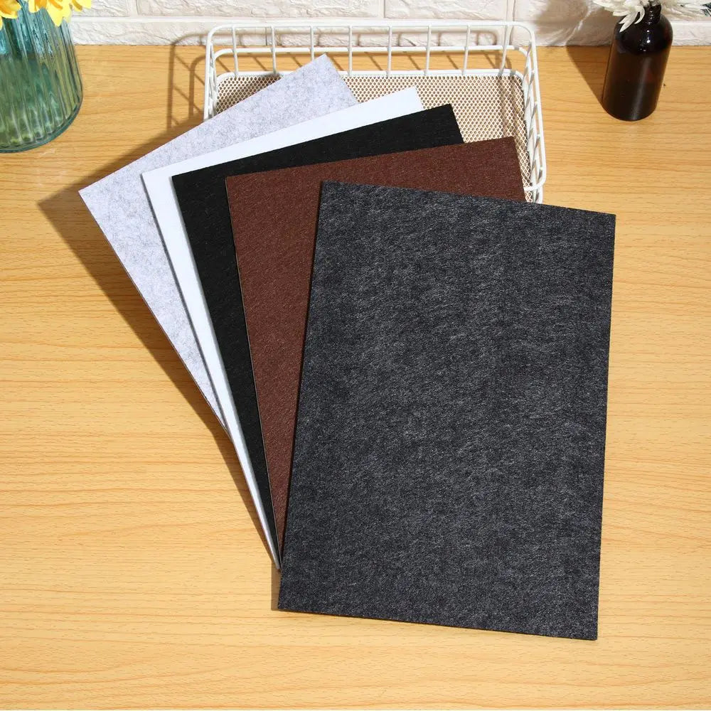 tapis protection meubles feutre adhésif anti rayures blanc gris noir 21x30cm 3mm 5mm