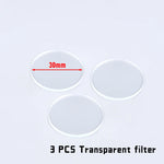 lentilles noires transparentes 30mm 28mm 26mm 25.4mm diffuse ir filter led chasse