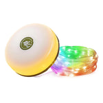 guirlande lumineuse solaire camping modes éclairage extérieur led waterproof autonomie ip44 ip65