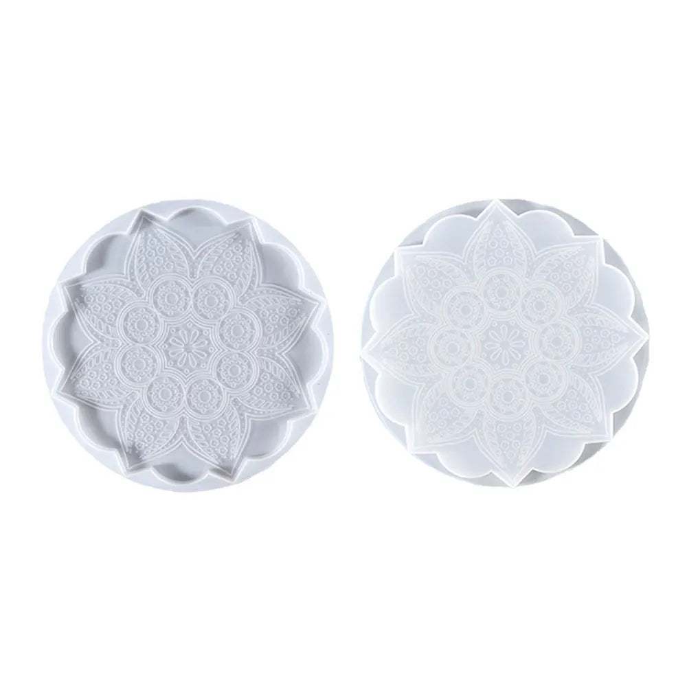 moules silicone motifs floraux flocons neige modernes decoratifs artisanat decoration intérieure