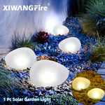 lampe solaire jardin blanc translucide moderne led haute luminosité ip65 abs autonomie