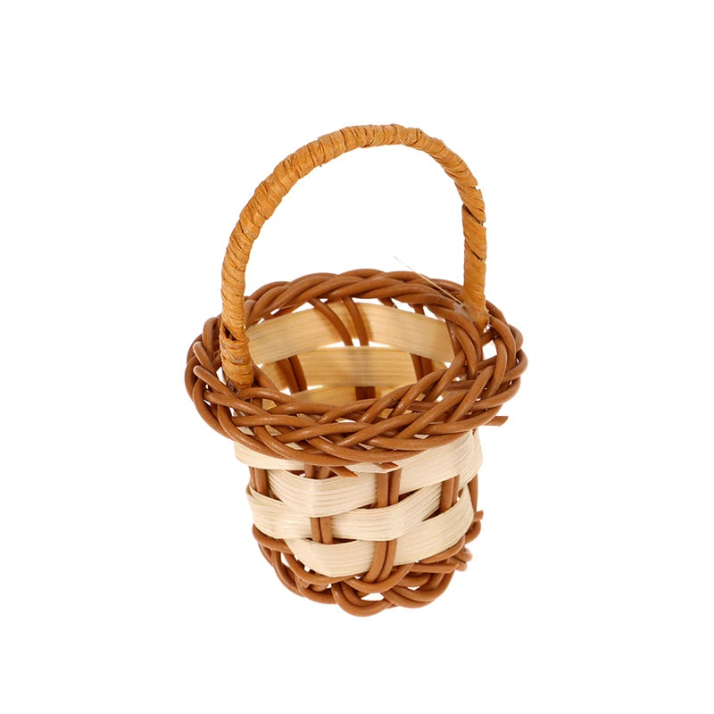 paniers tressés marron clair accessoires enfant traditionnels poignées tressées rangement maison cadeaux 12 ans