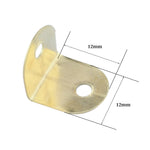 équerres angle métal doré industriel vintage vis 12mm 12mm bois protection