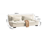 canapé convertible moderne velours beige dimensions pliables coussins
