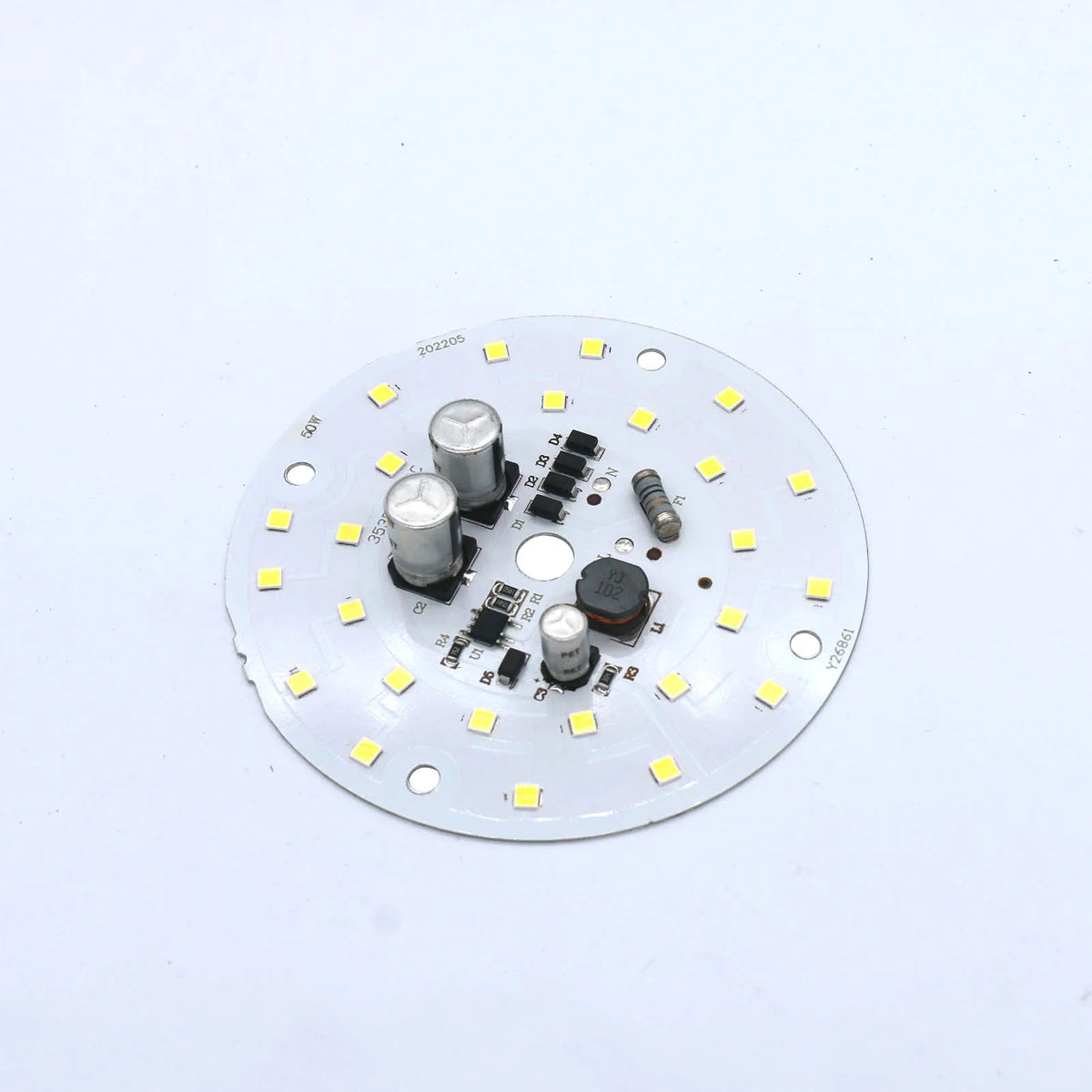 plaque led circulaire blanc matrice diodes smd 50w 80w 150w ac220v 240v