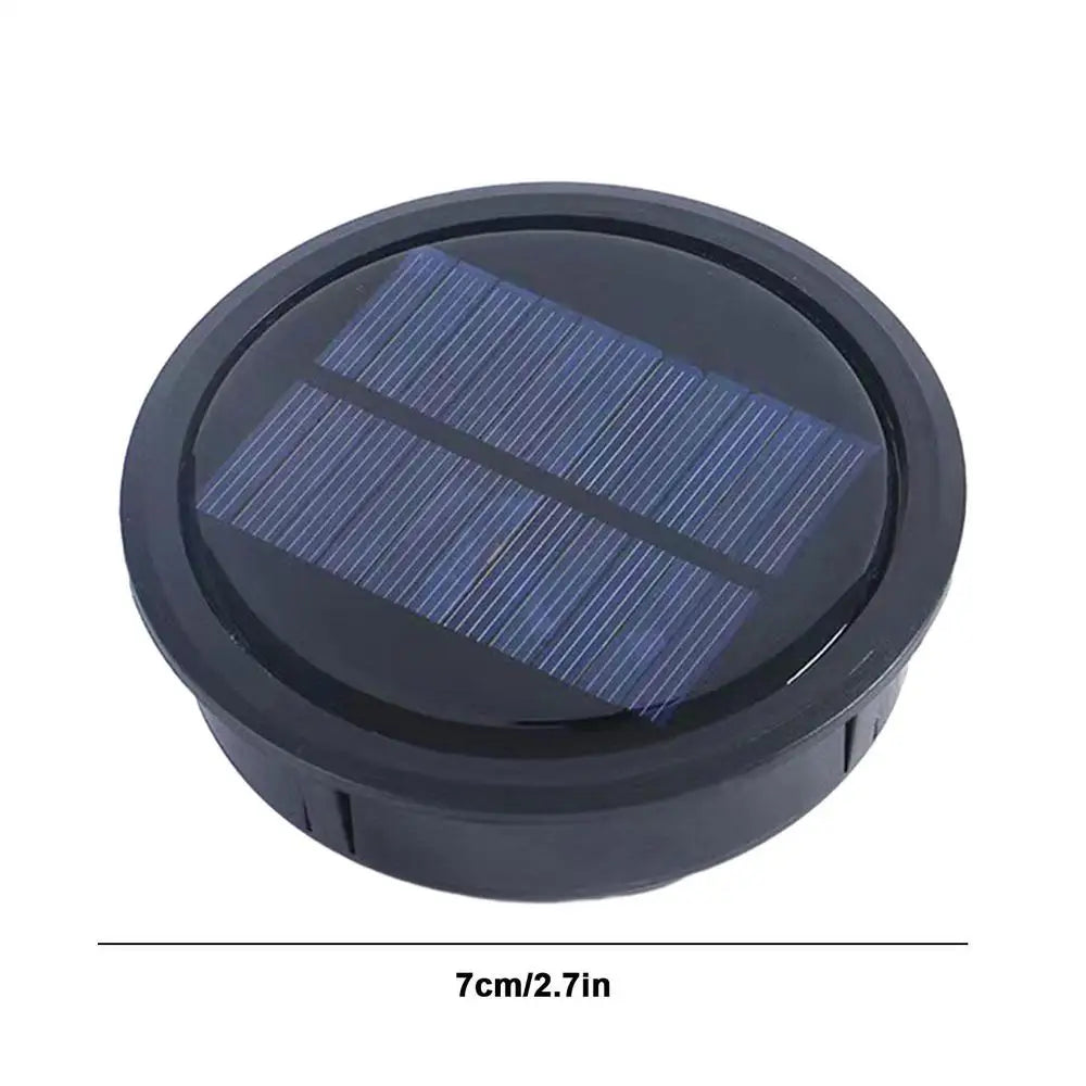 lampe solaire rechargeable extérieure noire moderne sans fil fixée facilement