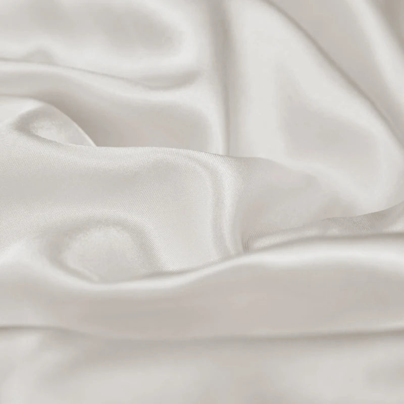 housses lit satinées blancs simples maison 120x200 150x200 180x200 200x220
