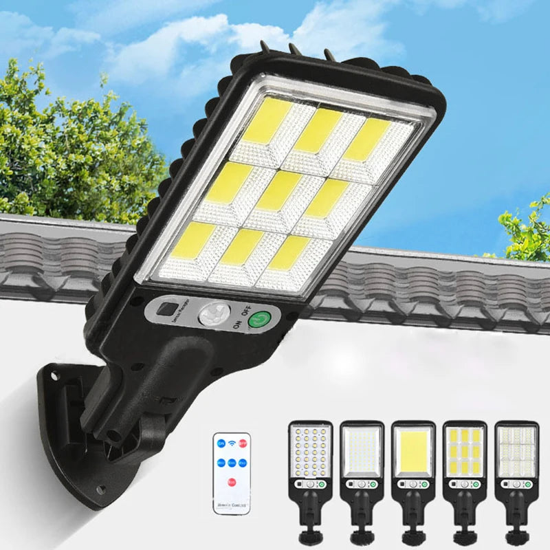 Applique murale extérieur solaire LED bleu avec détecteur de mouvement