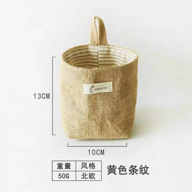 sac main moderne étoiles rayures jute beige gris rustique anneaux logo étiquette poignée
