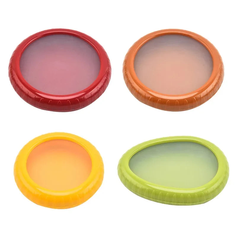 boîtes conservation alimentaire transparentes réutilisables couleurs vives moderne respectueuses l'environnement adhésifs variées