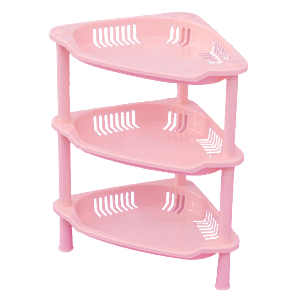 étagère modulaire salle bain niveaux rangement moderne réutilisable plastique sans BPA rose bleu vert