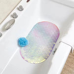 tapis bain antidérapant transparent poissons oiseaux motifs animaux moderne salle bain pvc bulles adhésif