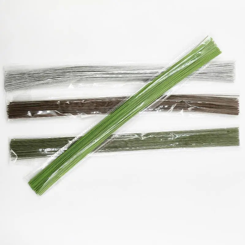 décoration intérieure fil fer blanc vert simple 40cm long fêtes mères mariage