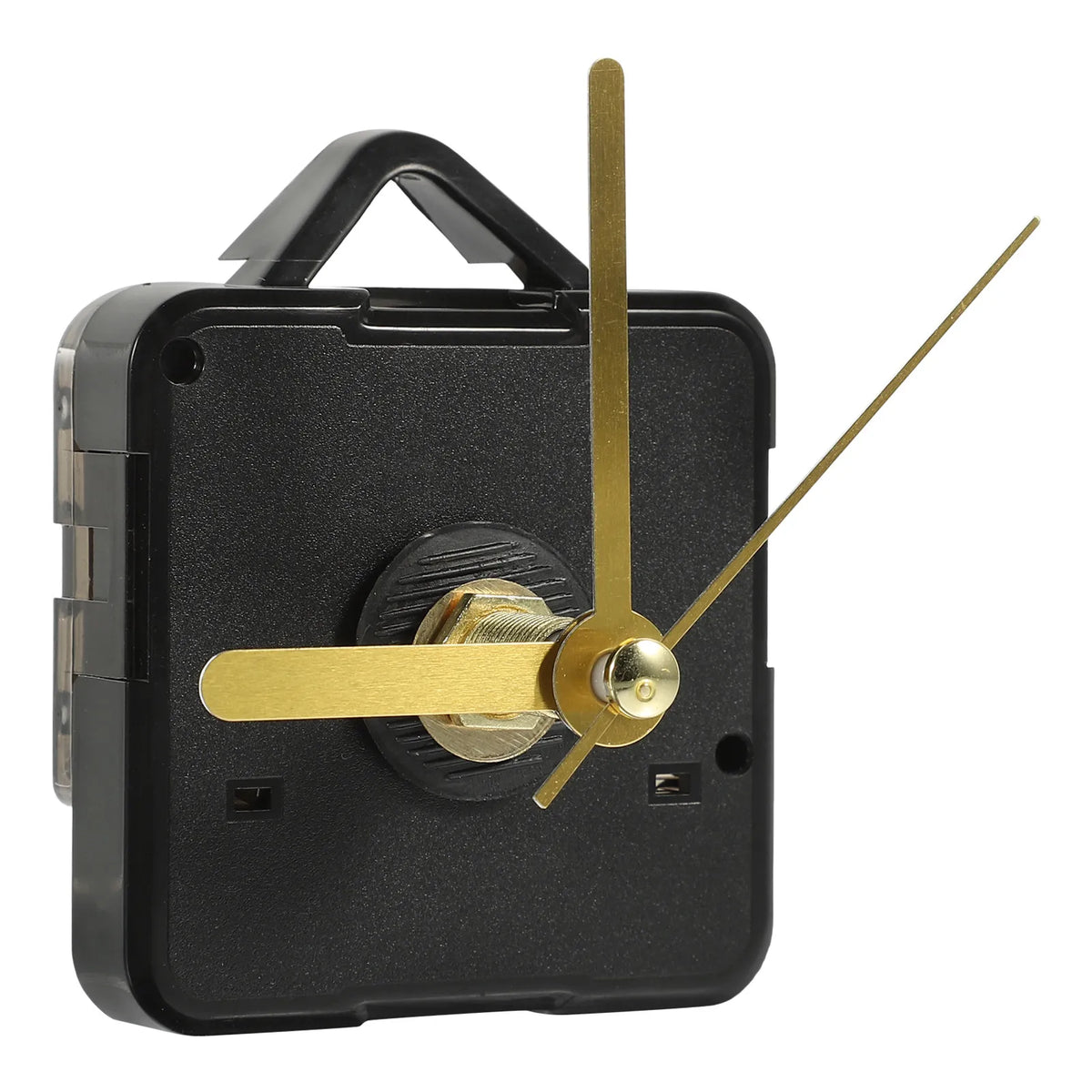 mouvement horloge quartz aiguilles noir doré classique réparation diy vis boîtier fixations horlogerie montre