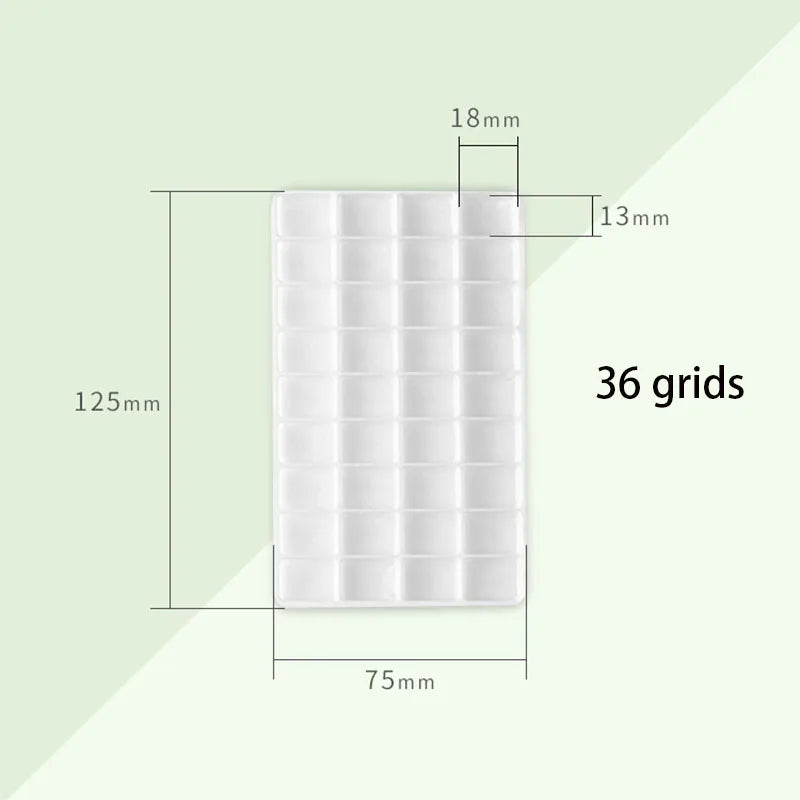 boîtes plastique bijoux blancs modernes 12 18 24 28 36 40 42 45 48
