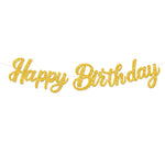 guirlande lettres multicolore happy birthday motifs cocktails nœuds fête enfant cursive suspendue brilles