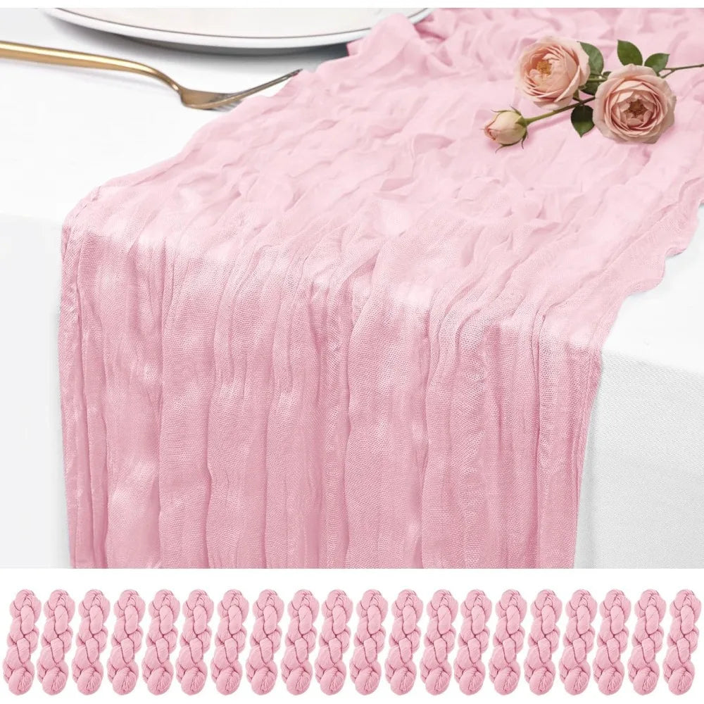 serviettes table plissées vert pastel réutilisables maison mariage festives modernes