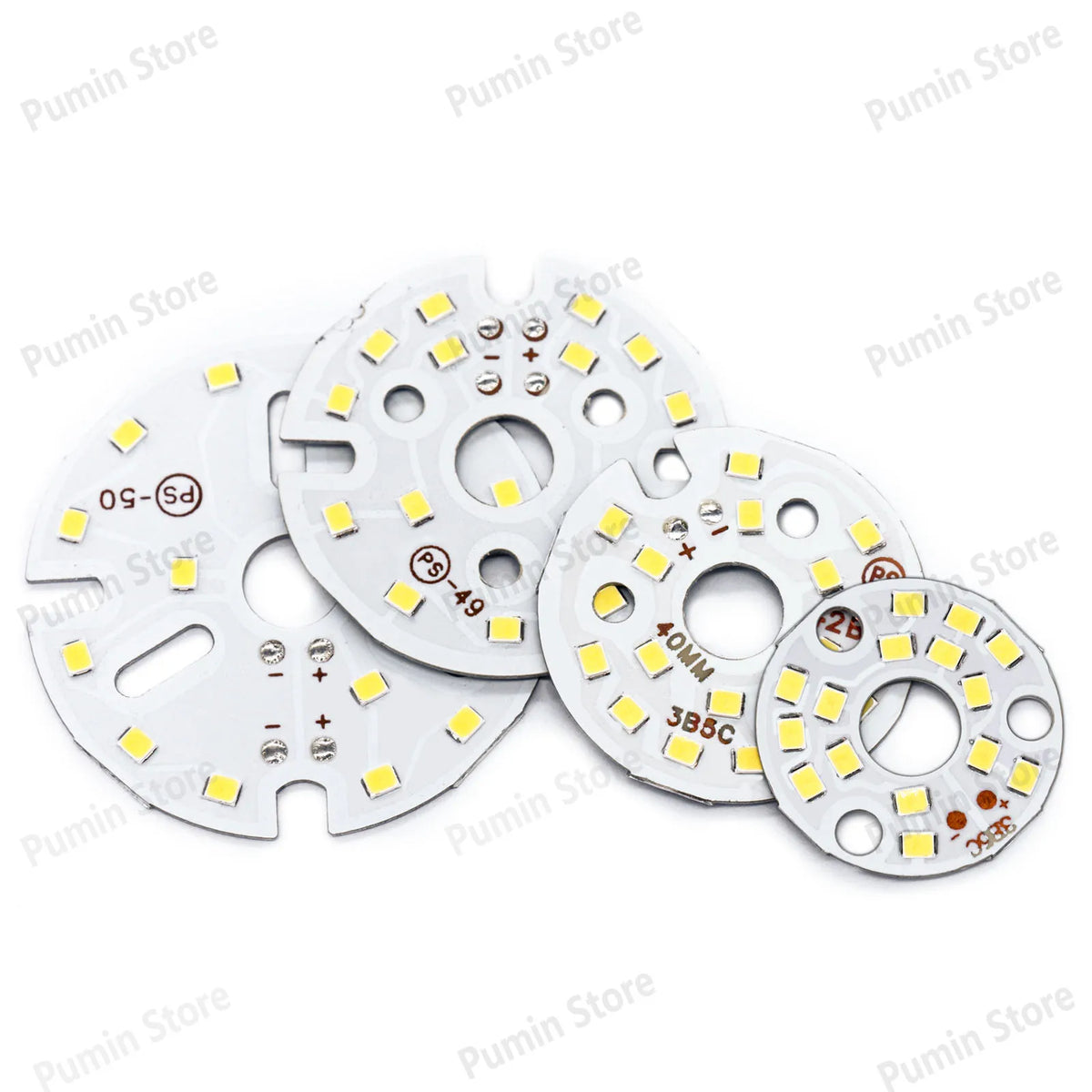 plaque led circulaire blanc 5w 560lm 32mm 40mm 48mm opacité grille led