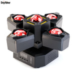 projecteur scène noir rouge effet boule disco starry sky strobe light dmx512