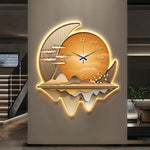 Horloge LED dans un intérieur contemporain