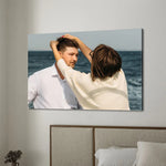 cadre photo couple moderne minimaliste blanc beige haute qualité sans cadre DIY