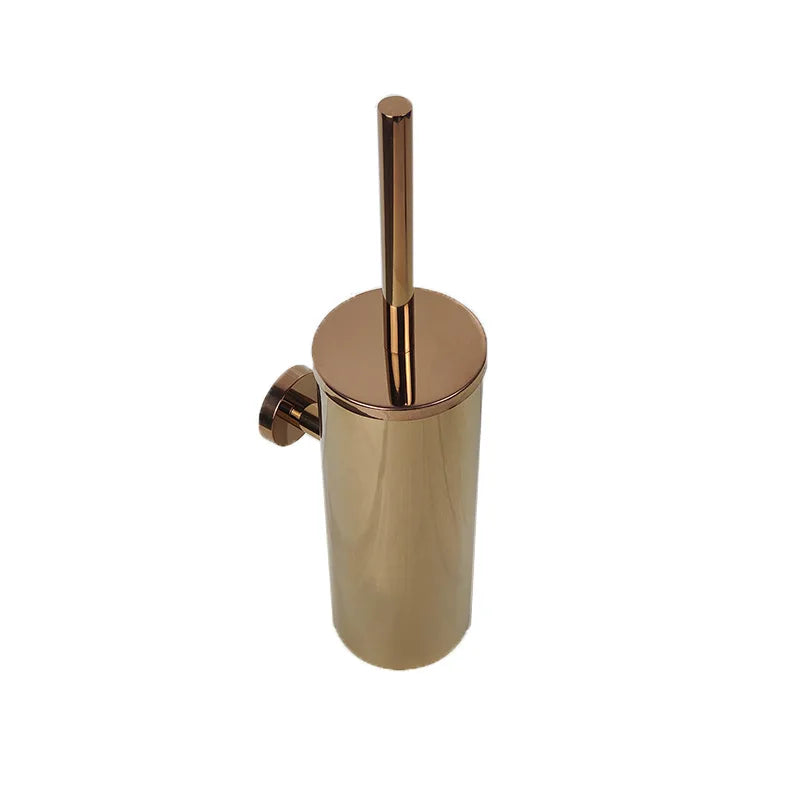 brosse wc or noir argent moderne adhésif conteneur pièces montage durable inoxydable