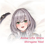 coussin anime shirogane violet doux polyester peacheskin zipper 40x60cm opacité chambre décoration