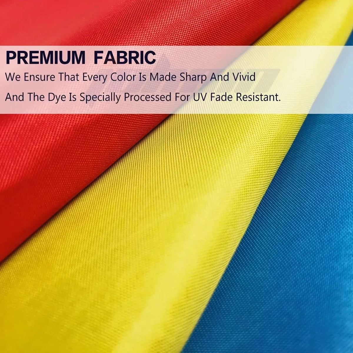 drapeau rouge jaune bleu étoiles blanches motifs géométriques moderne graphique polyester super texDecoration intérieure