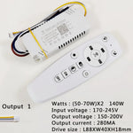 contrôleur led intelligent télécommande câbles signalisation entrée led 1050v moderne blanc