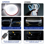 barre lumineuse voiture rouge blanche rayures horizontales adhésif moderne étanche ip66 led clignotante 12v