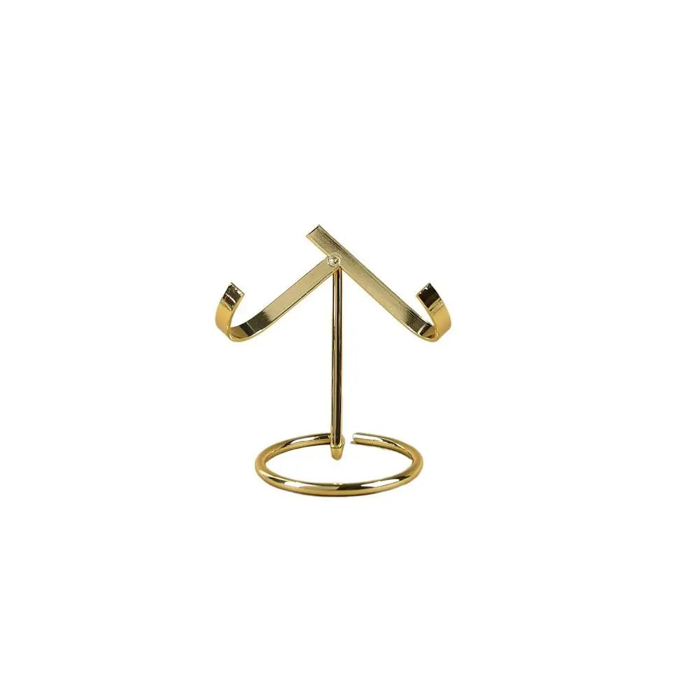 Support bijoux noir argent doré clips base circulaire moderne minimaliste salon respectueux environnement