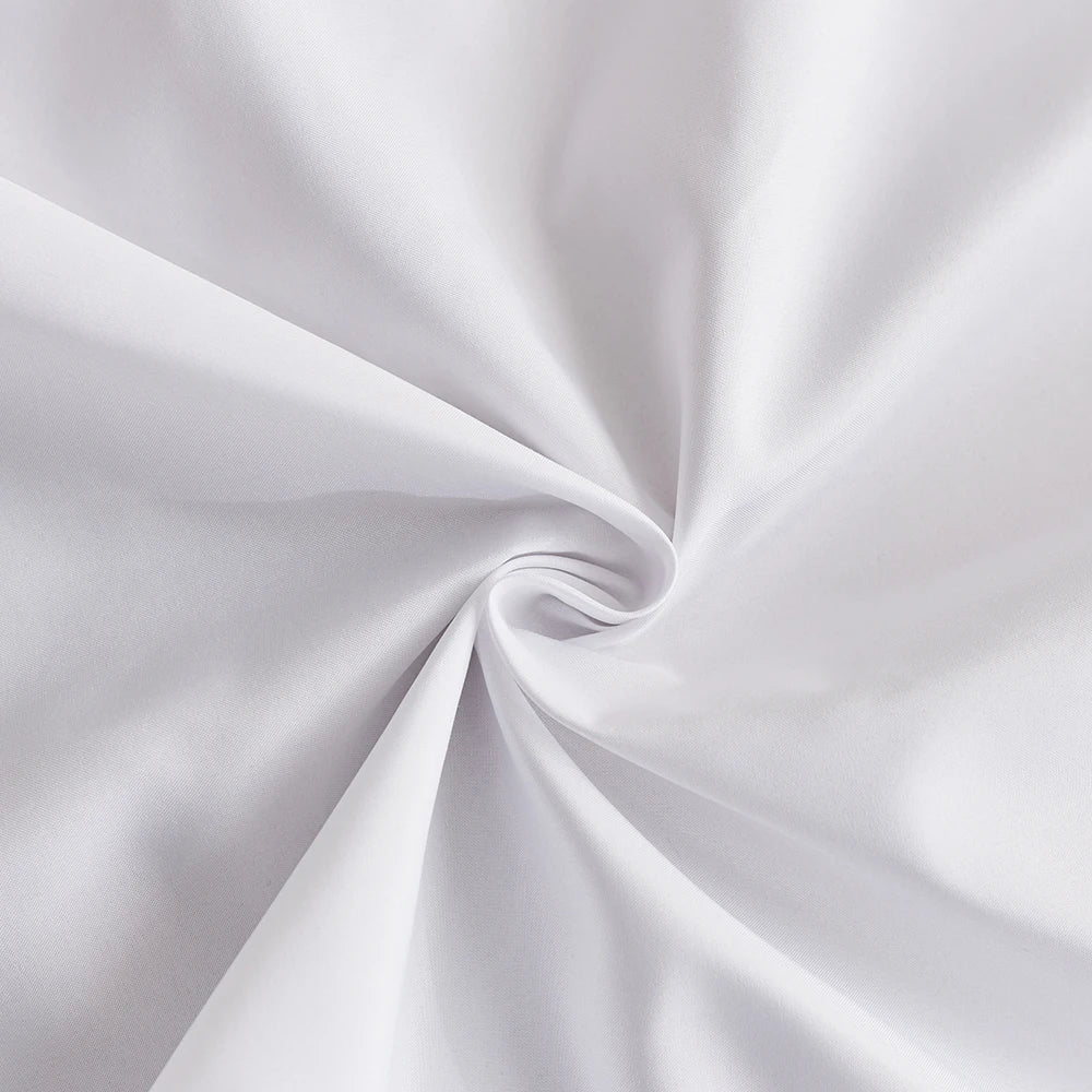 nappe blanche polyester texturée bordure dentelée réutilisable machine moderne extérieur mariage restaurant fête cuisine