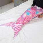 couverture sieste peluche polyester coton douce violet rose blanche poissons portable voyage hospitalière moderne