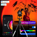 lampe led smart alexa google noir moderne trepied application usb
