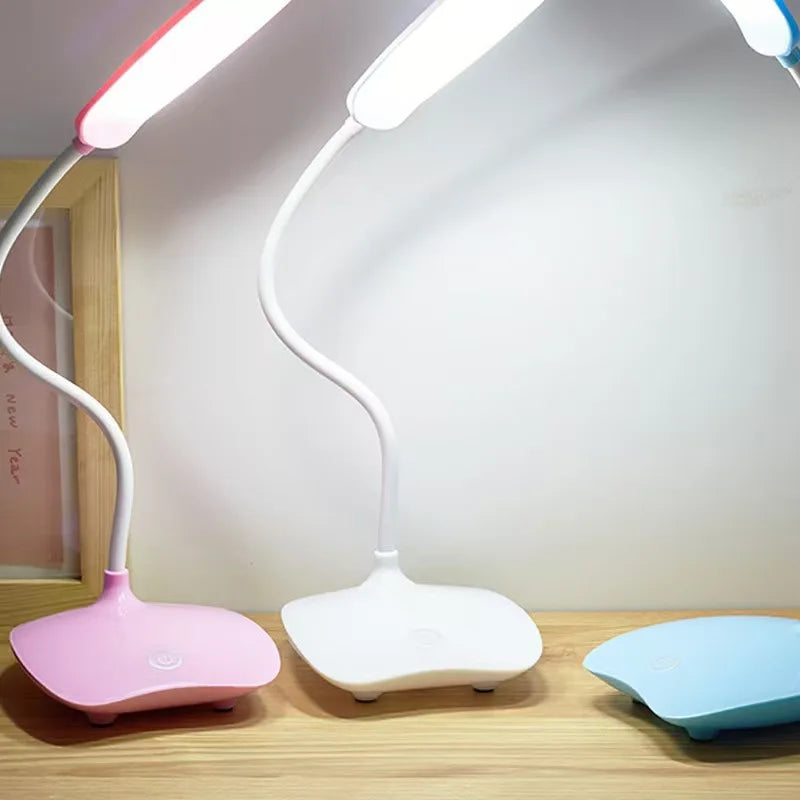 lampe led rechargeable usb veilleuse moderne tête orientable blanc rose bleu