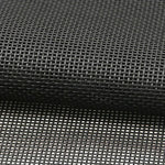 tissu mesh pvc résistant abrasion noir largeur 150cm moderne tissu toile imperméable séchage rapide