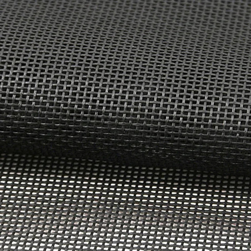 tissu mesh pvc résistant abrasion noir largeur 150cm moderne tissu toile imperméable séchage rapide