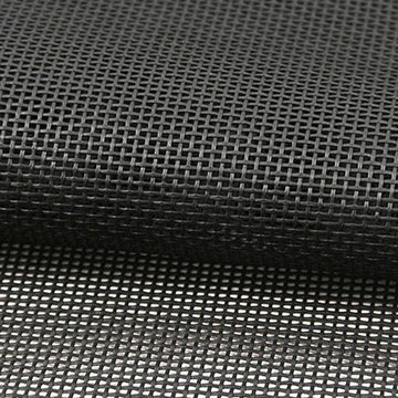 tissu mesh pvc résistant abrasion noir largeur 150cm moderne tissu toile imperméable séchage rapide