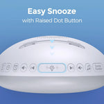 lampe ambiance graduel lever soleil affichage numerique son apaisant controle luminosite snooze stereo 5w
