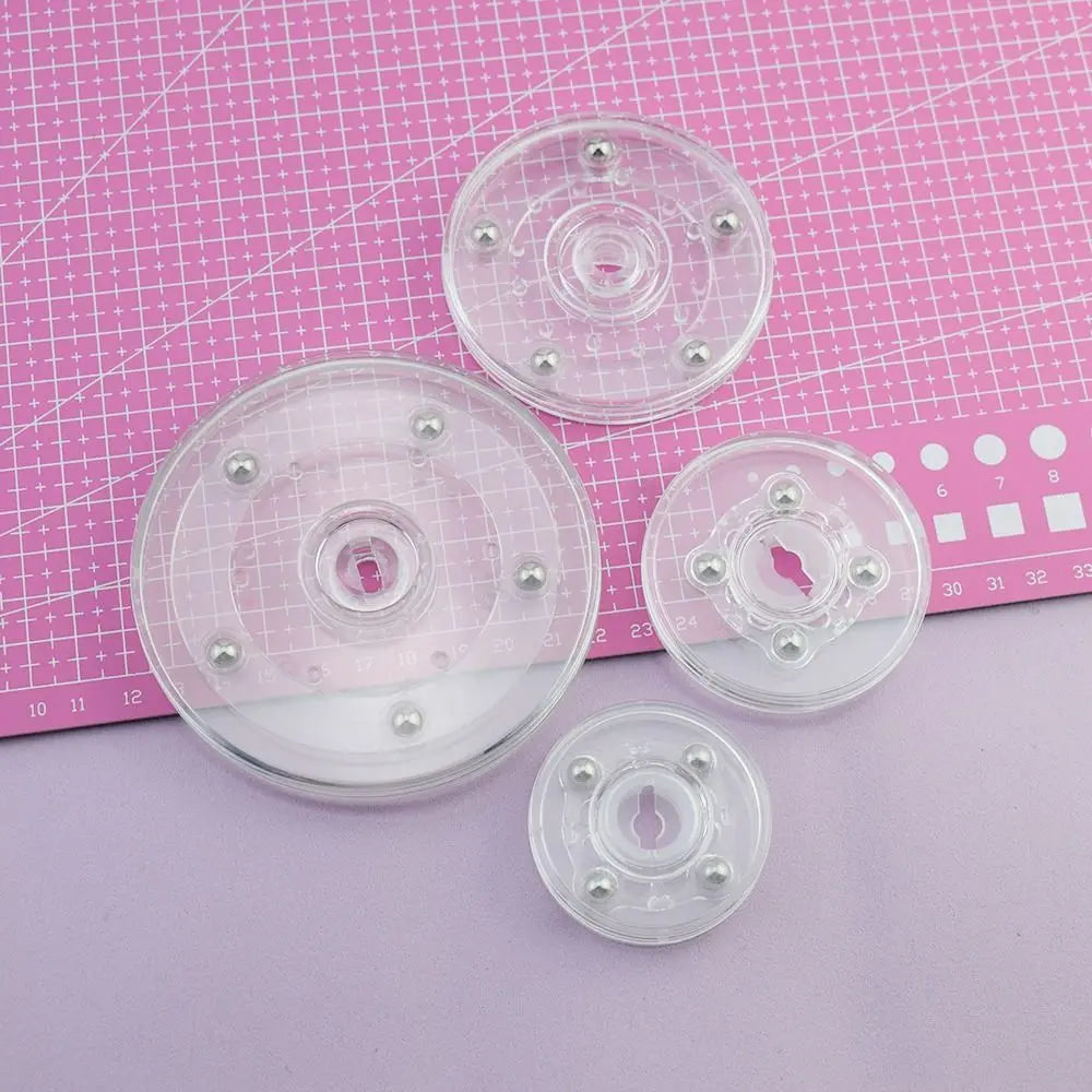support plateau transparent rotatif adhésif moderne 51mm 63mm 75mm 100mm 125mm 150mm 175mm 200mm