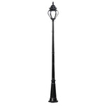 poteau lumière vintage noir bronze floralextérieur éclairage public ip65 led ac 110240v