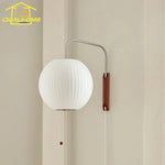 lampe murale led blanc bois moderne rayures horizontales plaque fixation cordon interrupteur