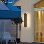 applique murale led moderne noire ip65 éclairage extérieur mur fixe 2492000lm 85265v