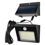 lampe solaire jardin noir panneau bleu led blanc ip65 moderne capteur mouvement contemporainextérieur